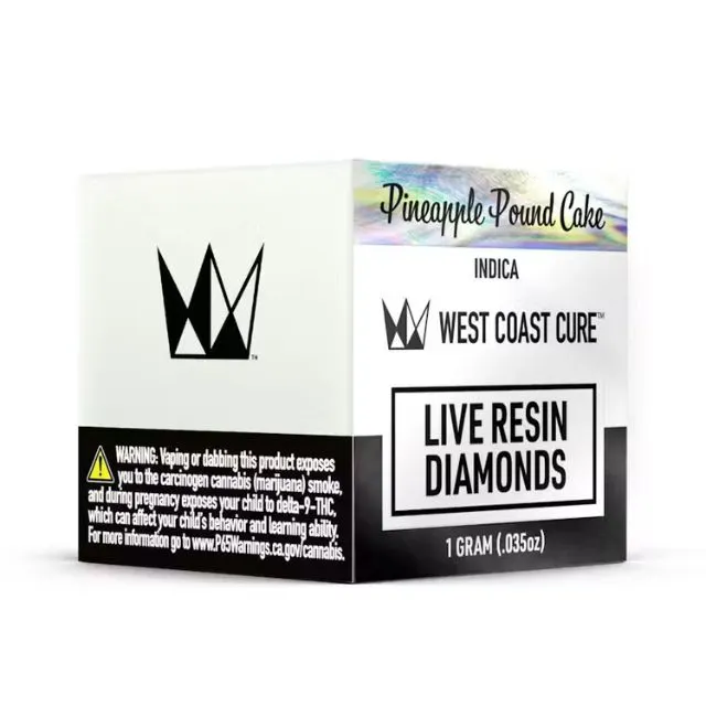 Pineapple Pound Cake 1g Live Resin Diamonds