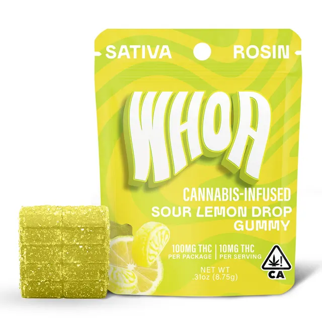 Sour Lemon Drop Rosin Gummy Bite (100mg)