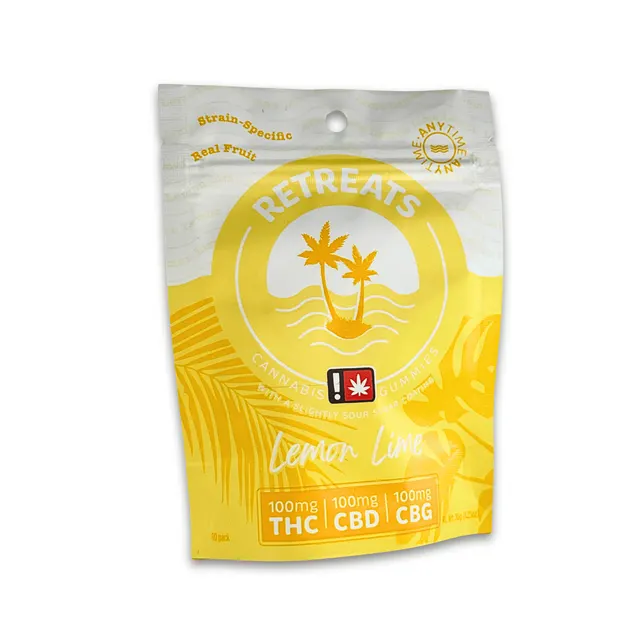 Retreats Cannabis Jellies 10pk – CBG Lemon Lime