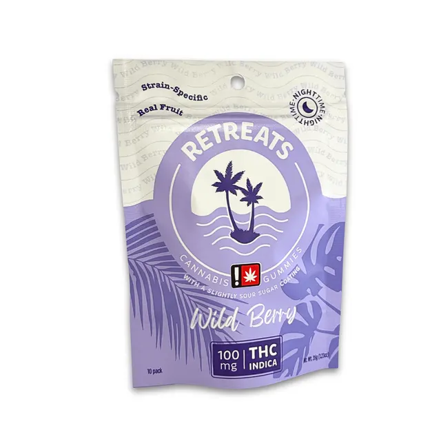 Retreats Cannabis Jellies 10pk – Indica Wild Berry