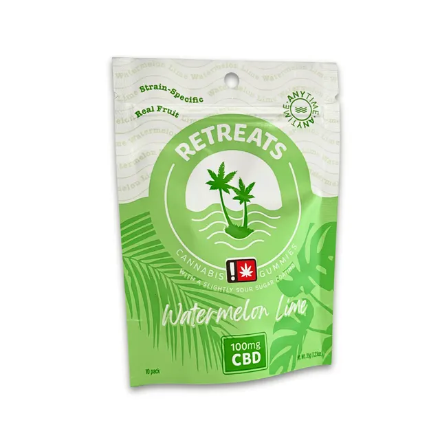 Retreats Cannabis Jellies 10pk – Watermelon Lime
