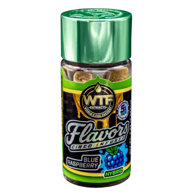 WTF - Cinco Infused Preroll 5pk - Blue Raspberry (H) (2.5g)