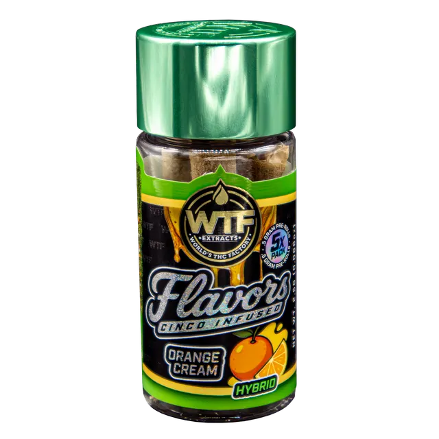 WTF - Cinco Infused Preroll 5pk - Orange Cream (H) (2.5g)