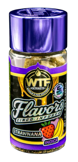 WTF - Cinco Infused Preroll 5pk -Strawnana (I) (2.5g)