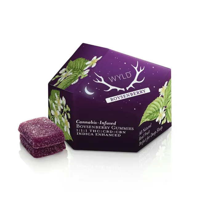 Boysenberry | 1:1:1 THC:CBD:CBN Gummies | 100mg | 10ct | 10mg/ea
