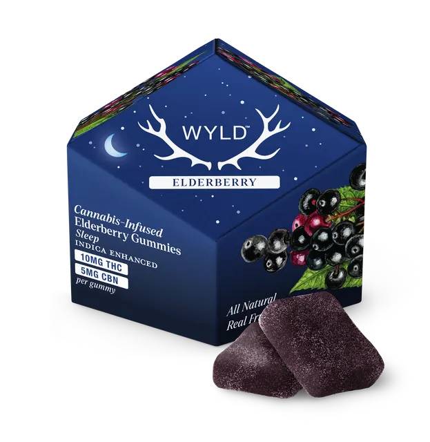 Elderberry 2:1 CBN + Indica Enhanced Gummies