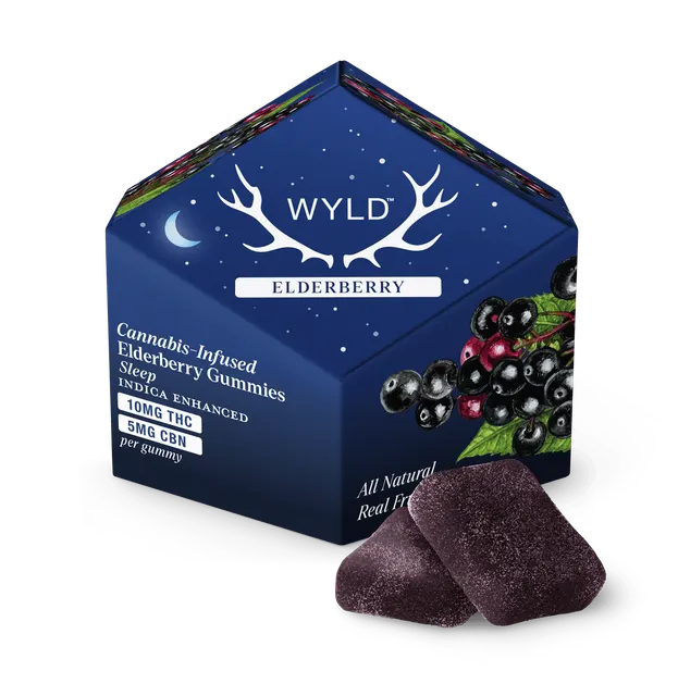 Elderberry | 2:1 THC:CBN Gummies | 100mg | 10ct | 10mg/ea