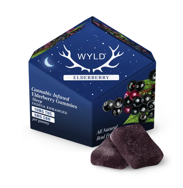 ELDERBERRY GUMMIES 2:1 THC:CBN - 100MG