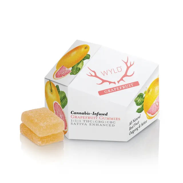 GRAPEFRUIT 1:1:1 CBG:CBC + SATIVA ENHANCED GUMMIES