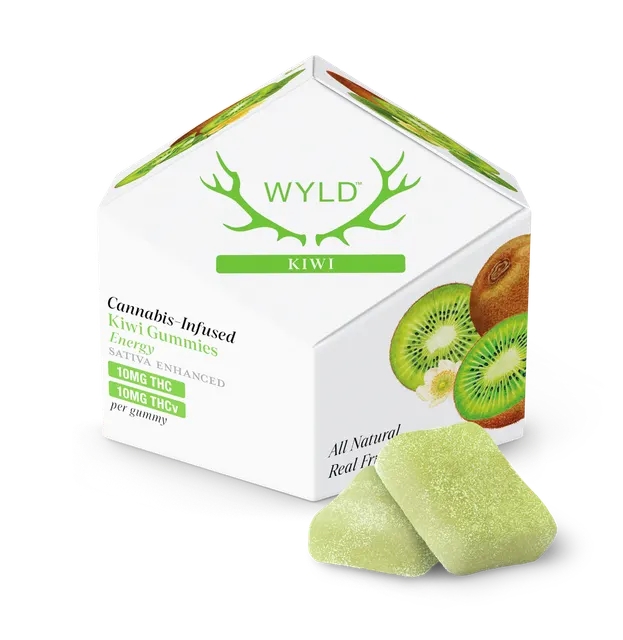 Kiwi 1:1 THCv + Sativa Enhanced Gummies