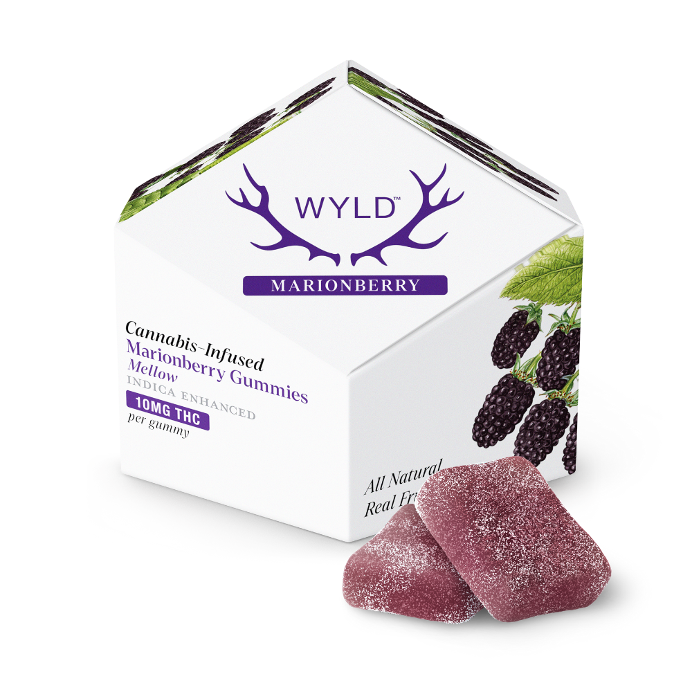Marionberry Indica Enhanced Gummies | 100mg THC