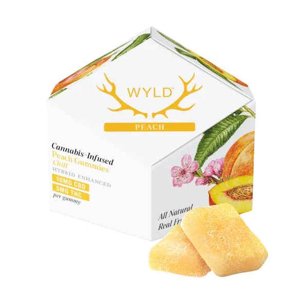 Peach Gummies (1:2 THC:CBD) 10pk
