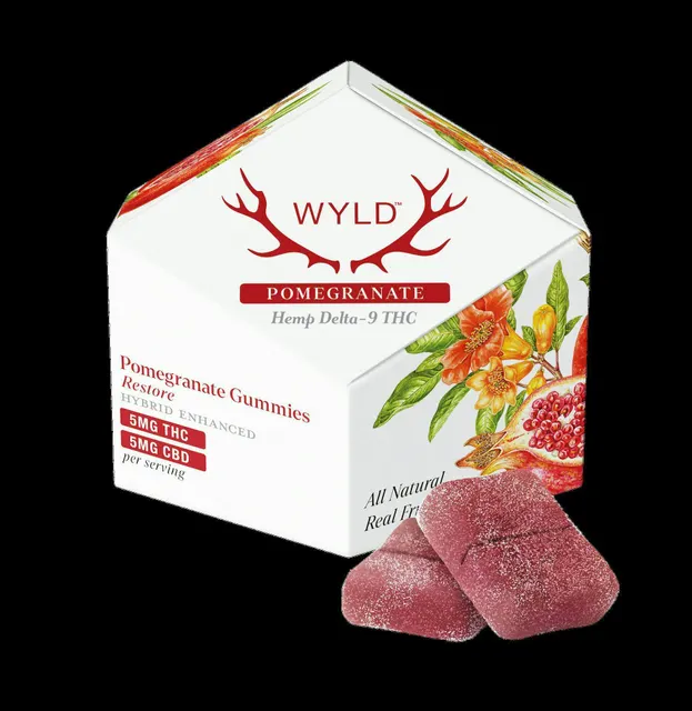 Pomegranate 1:1 THC:CBD Gummies | Gummies | 10pk | 5mg/ea