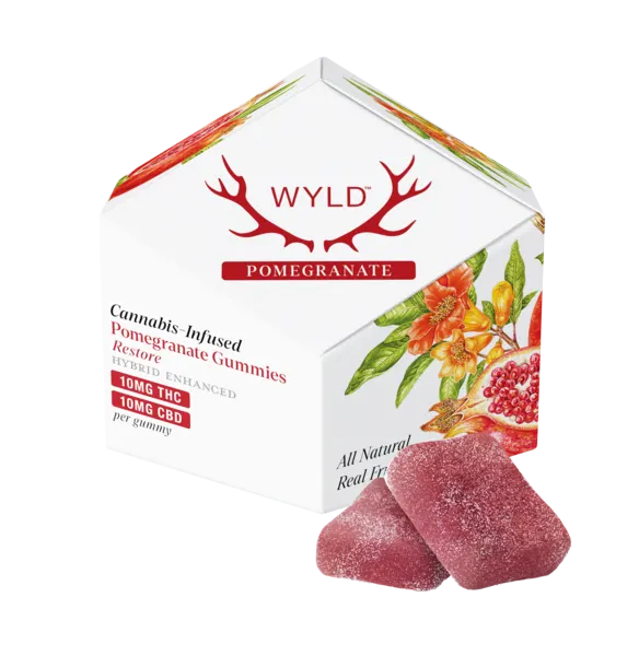 Pomegranate Gummies (1:1 THC:CBD) 10pk