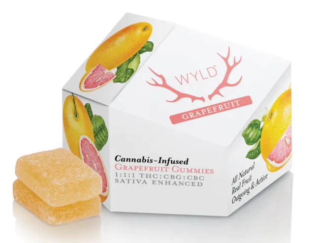 Wyld Grapefruit 1:1:1 100mgTHC:100mgCBG:100mgCBC Gummies