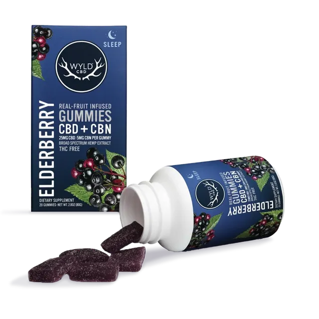 Elderberry CBD:CBN Gummies | 40-pack