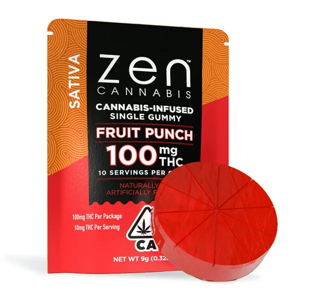 Fruit Punch Sativa Single Gummy